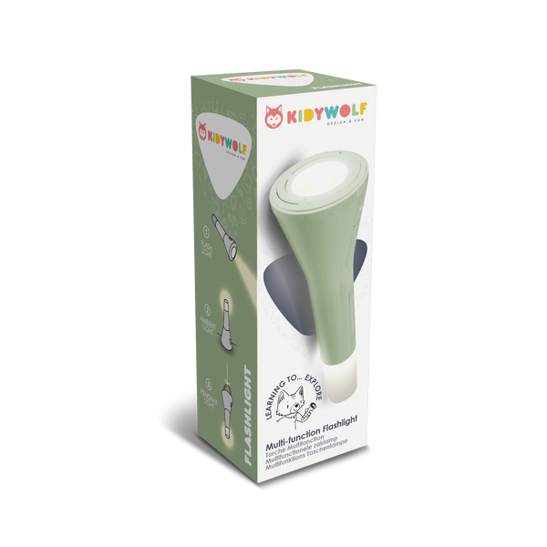 KIDYFLASHLIGHT - Lampe torche multifonction verte