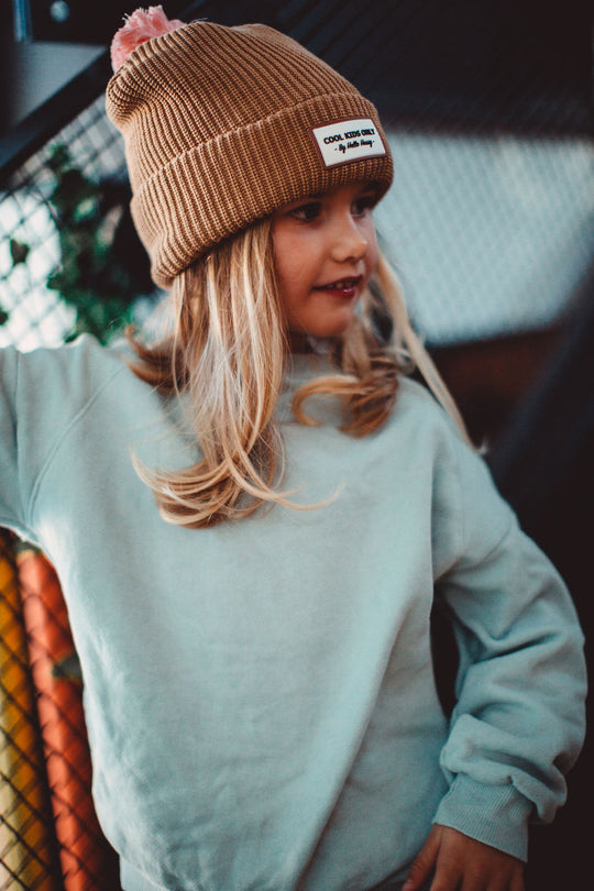Bonnet enfant hello hossy - Block Macaroon