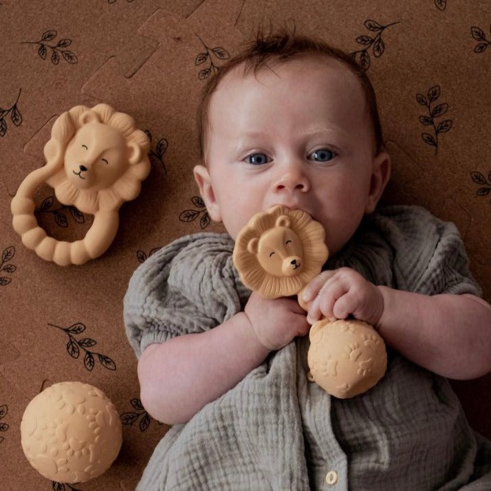 Hochet à cloche Lion
