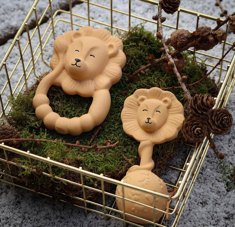 Hochet à cloche Lion