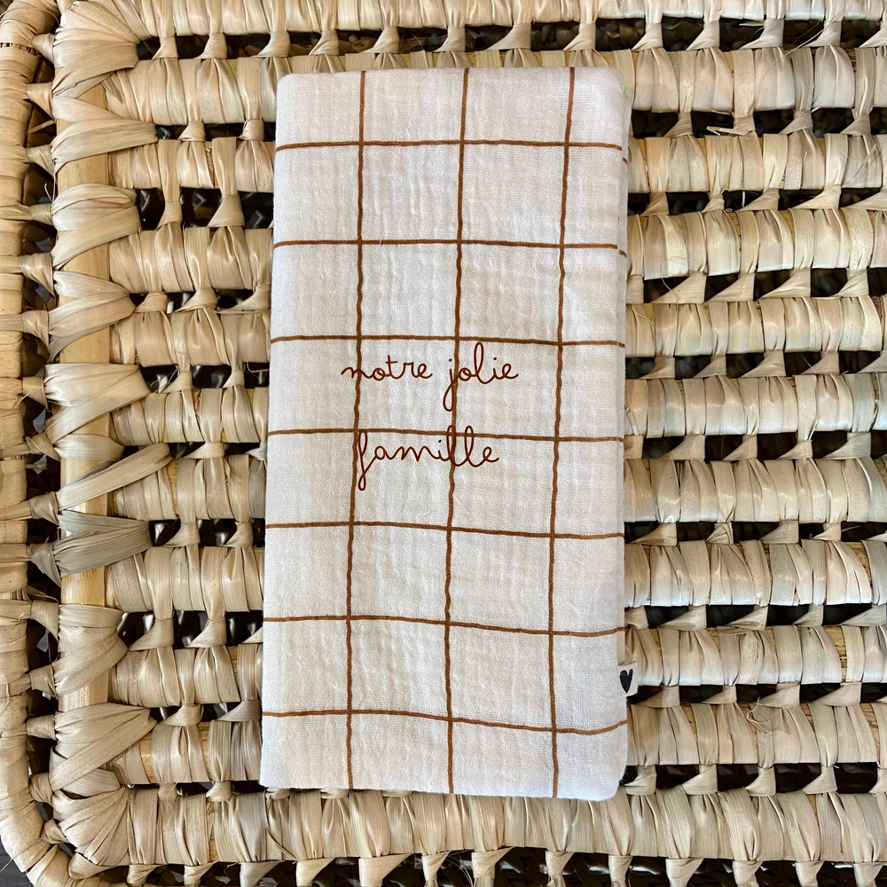 Protège livret de famille - carreaux