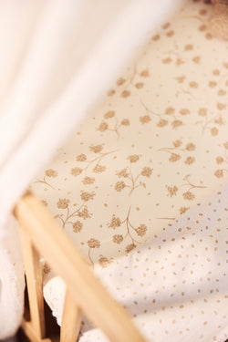 Drap-housse Jersey 60x120cm - Leafy Dreams