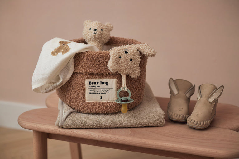 Panier de rangement Boucle - Biscuit