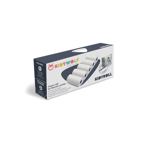 KIDYROLL Recharge papier classique pour KIDYPRINT
