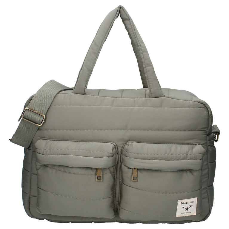 Sac à langer (avec matelas à langer) – Matelassé imperméable vert