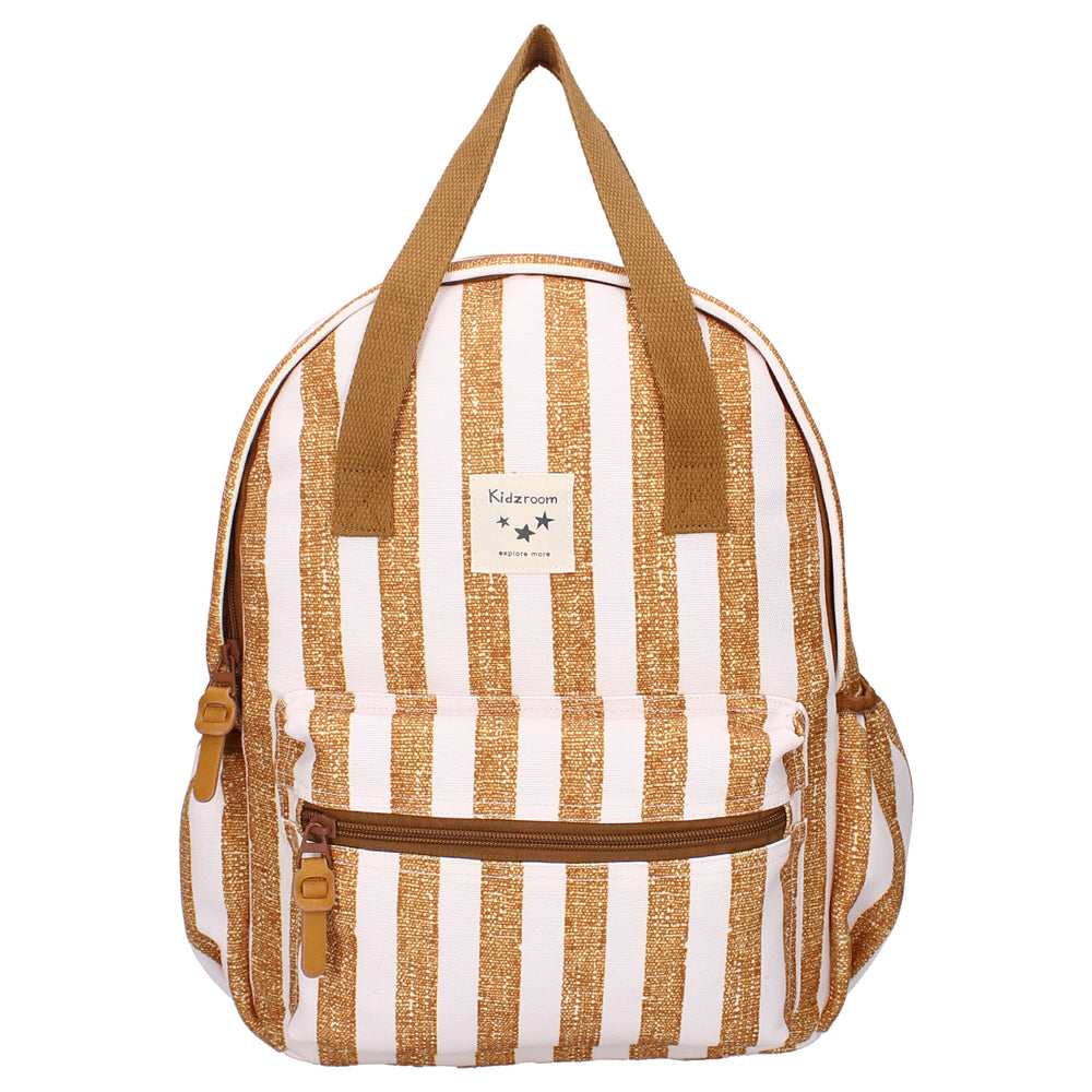 Sac à dos enfant – Rayures caramel
