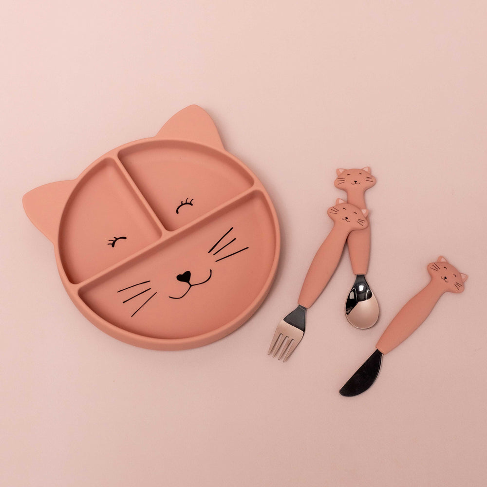 Set de couverts en silicone lot de 3 - Mrs. Cat