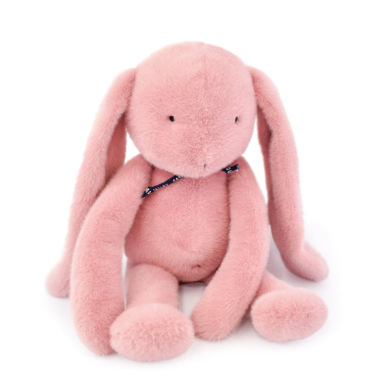 Peluche lapin rose Méloé 37cm