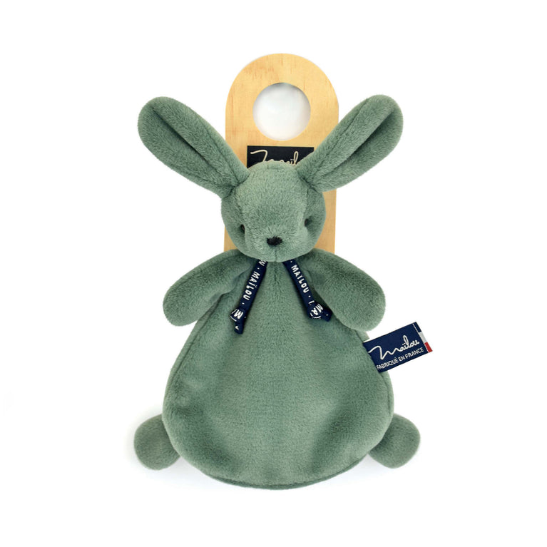 Doudou Lapin vert sauge – Dorlotin