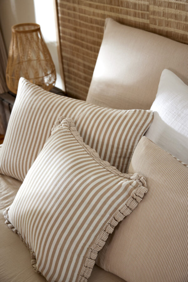 Taie d’oreiller 50 x 70 cm Gaze de coton ROMIE Ficelle