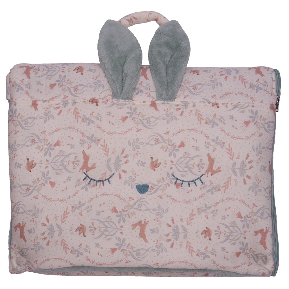 Sac de couchage enfant pliable & nomade - jardin enchanté
