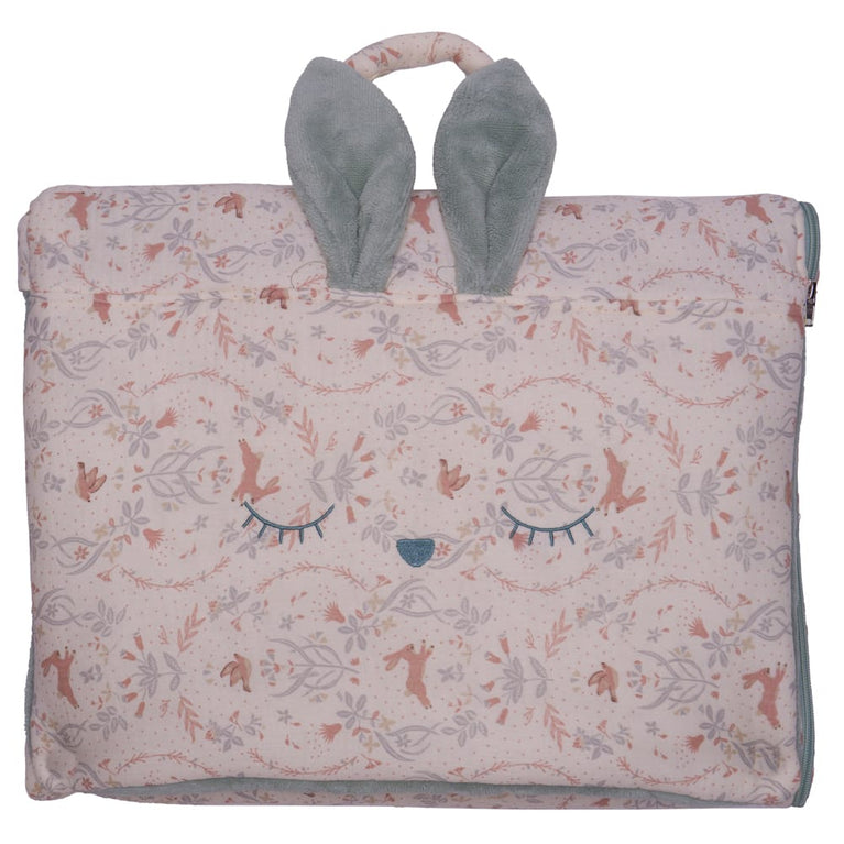 Sac de couchage enfant pliable & nomade - jardin enchanté