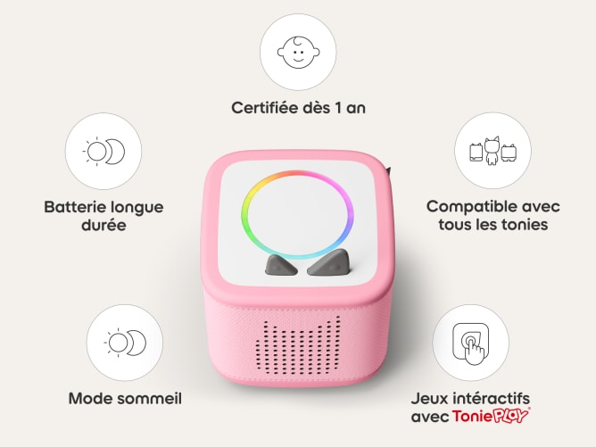 Mon Premier Coffret Toniebox 2 - Rose Fleur