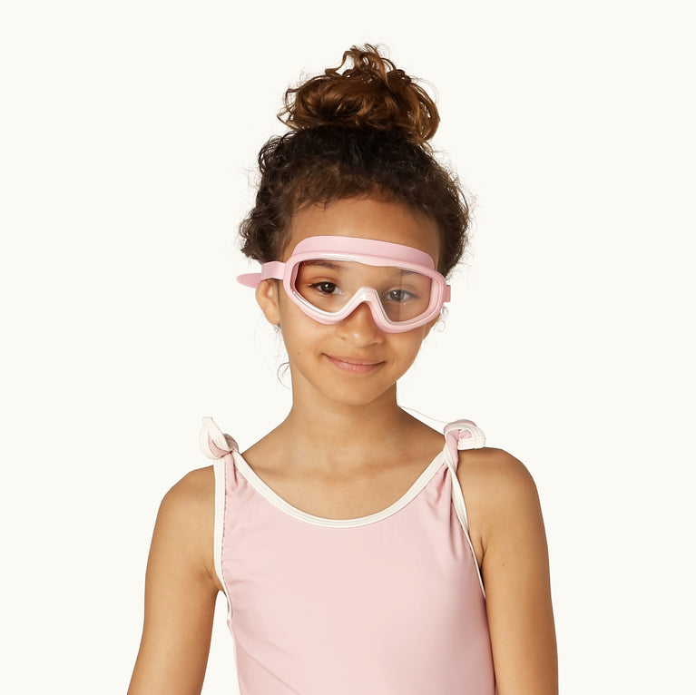 Lunettes de natation 3/8ans - Rose français - Petites pommes