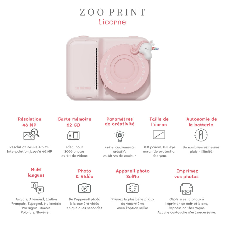 Zoo Print - Licorne