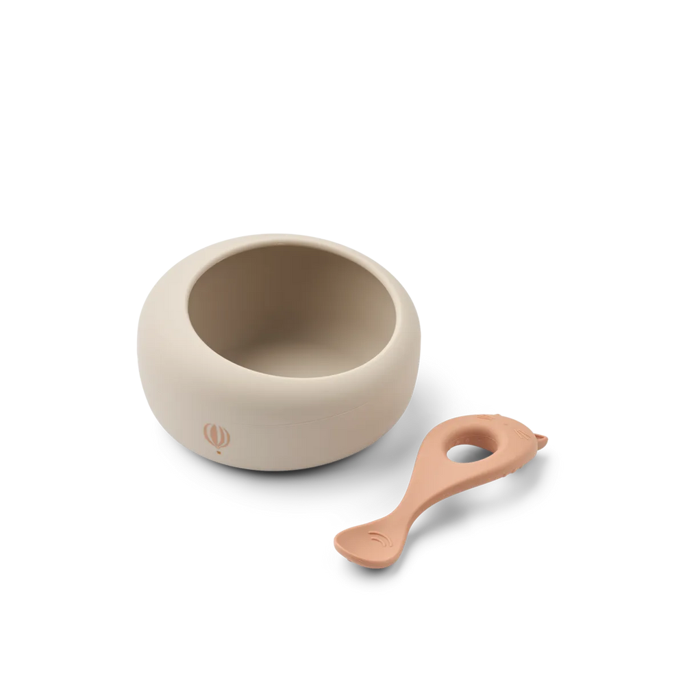 Bol + cuillière - Enfant sauvage / Rosey