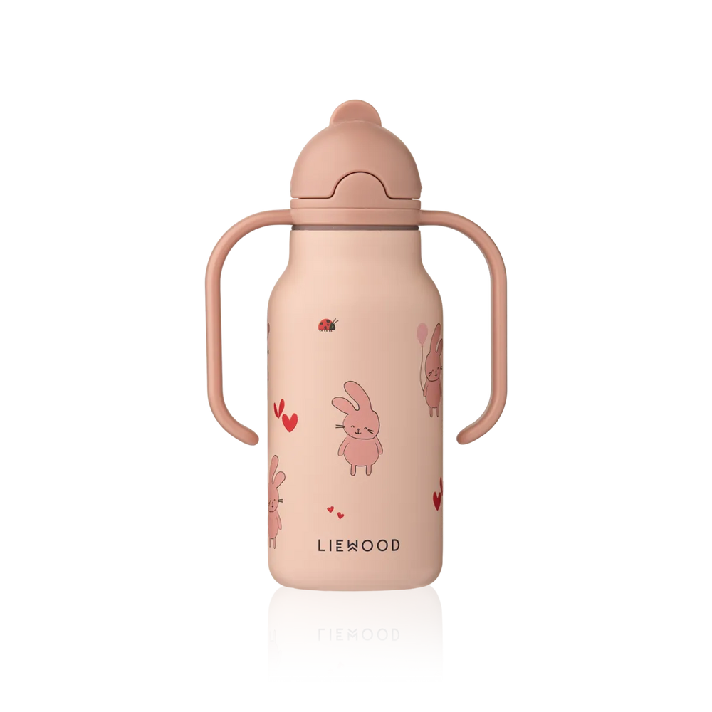 Gourde isotherme 250ml - enfant sauvage rosey
