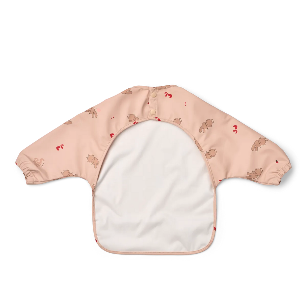 Bavoir à manches - Enfant sauvage rosey
