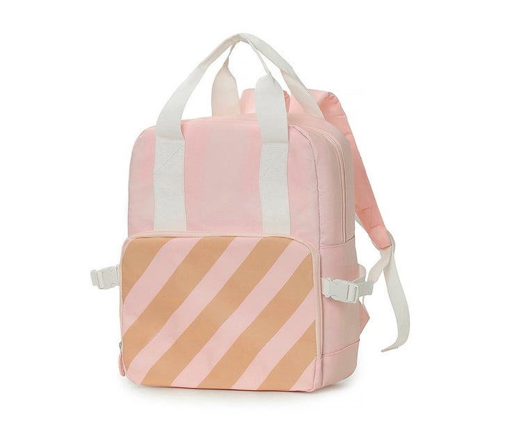 Sac à dos isotherme enfant - Stripes Pink