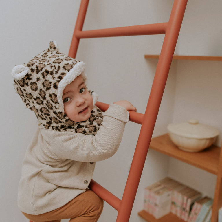 Bonnet léopard - naissance/36 mois