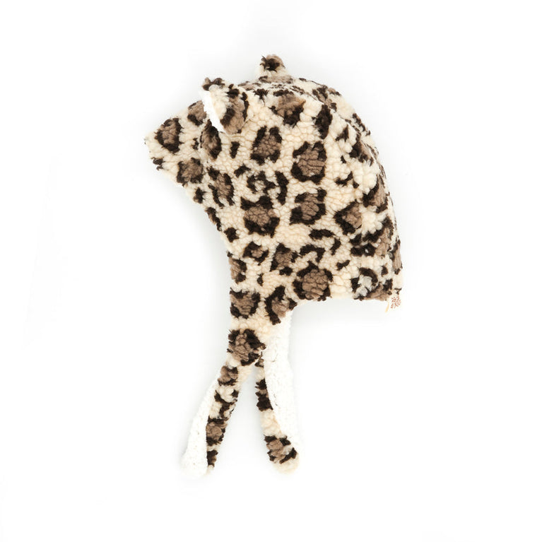 Bonnet léopard - naissance/36 mois