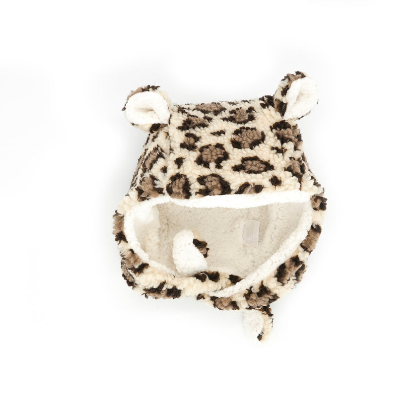 Bonnet léopard - naissance/36 mois