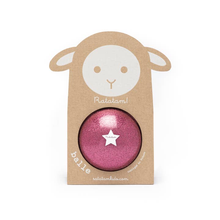 Ballon mouton 10 cm - Rose