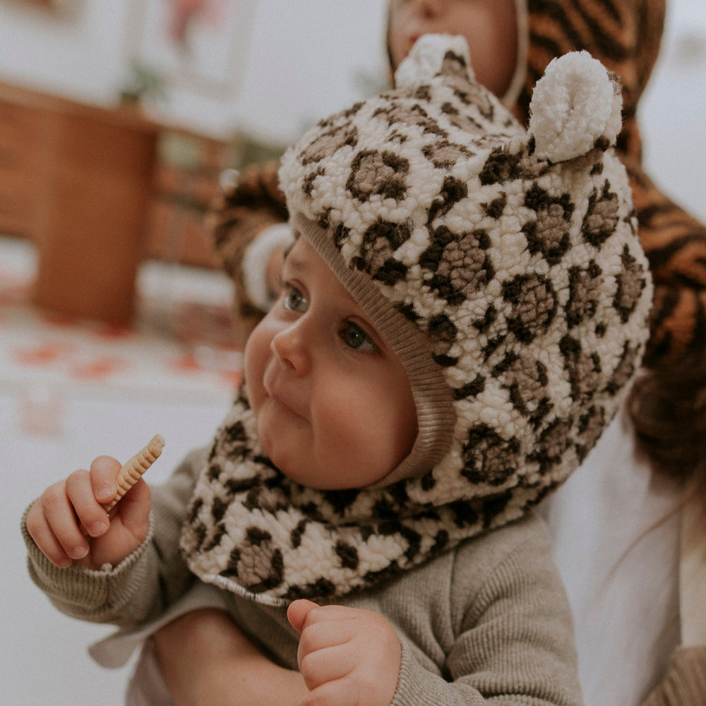 Cagoule léopard - 9/18 mois