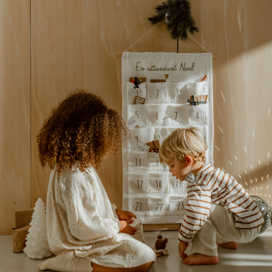 Calendrier de l'avent - ecru