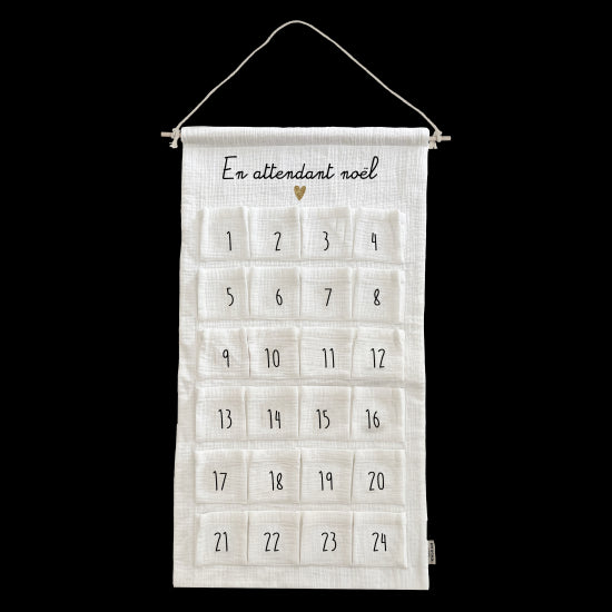 Calendrier de l'avent - ecru