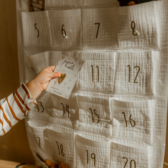 Calendrier de l'avent - ecru