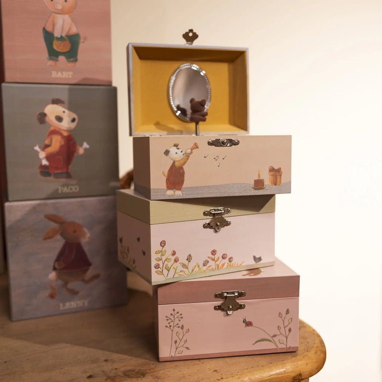 Boîte à bijoux musicale Amis