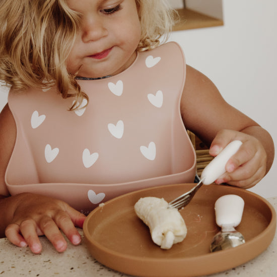 Couverts en silicone - crème