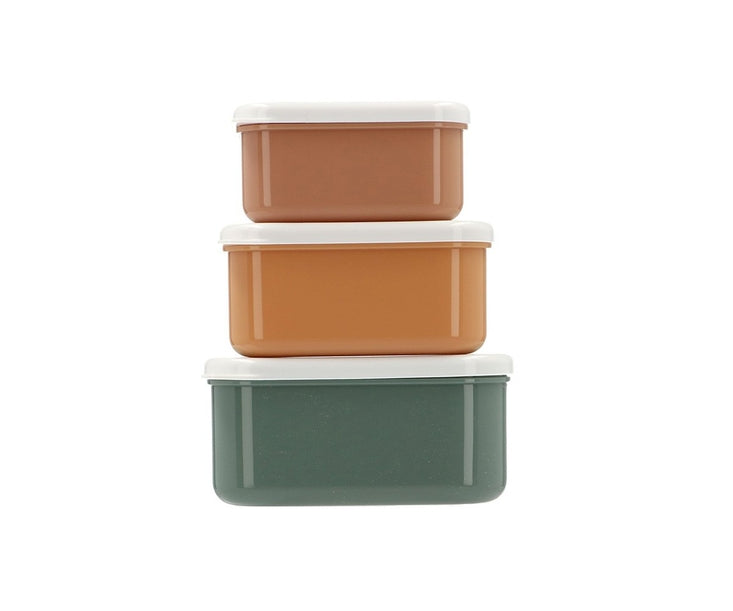 Lot de 3 Boîtes à goûter - Camions