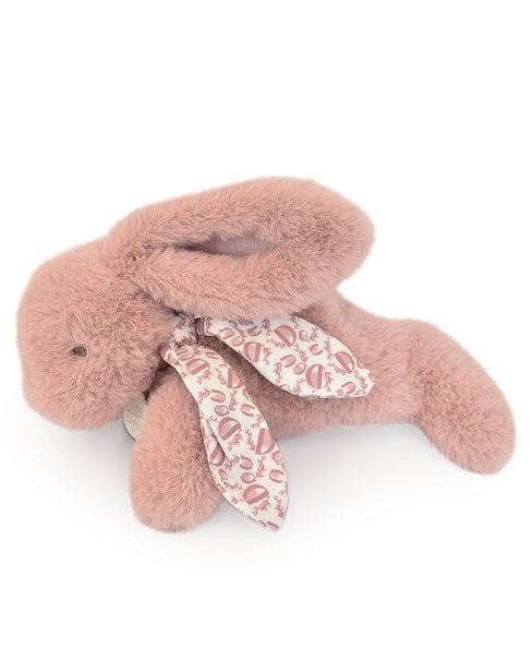 Lapin DOUDOU - Peluche lapin Rose poudré - 25 cm