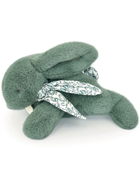 Lapin DOUDOU Vert - Peluche lapin - 25 cm