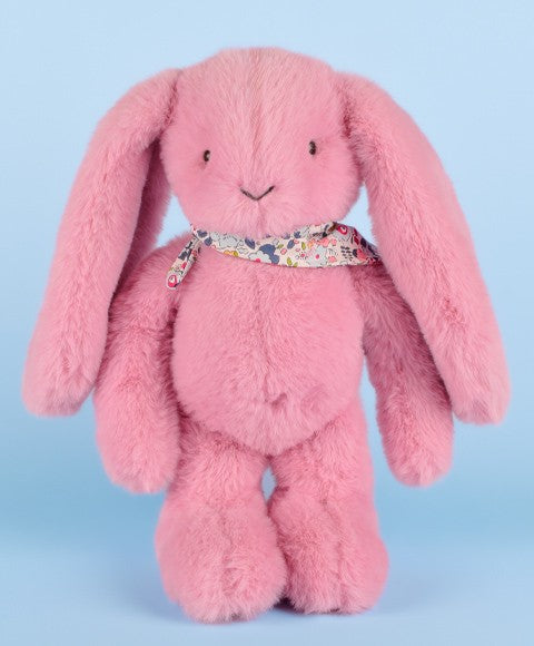 Peluche lapin Rose 35 cm - Lapin Fleurette