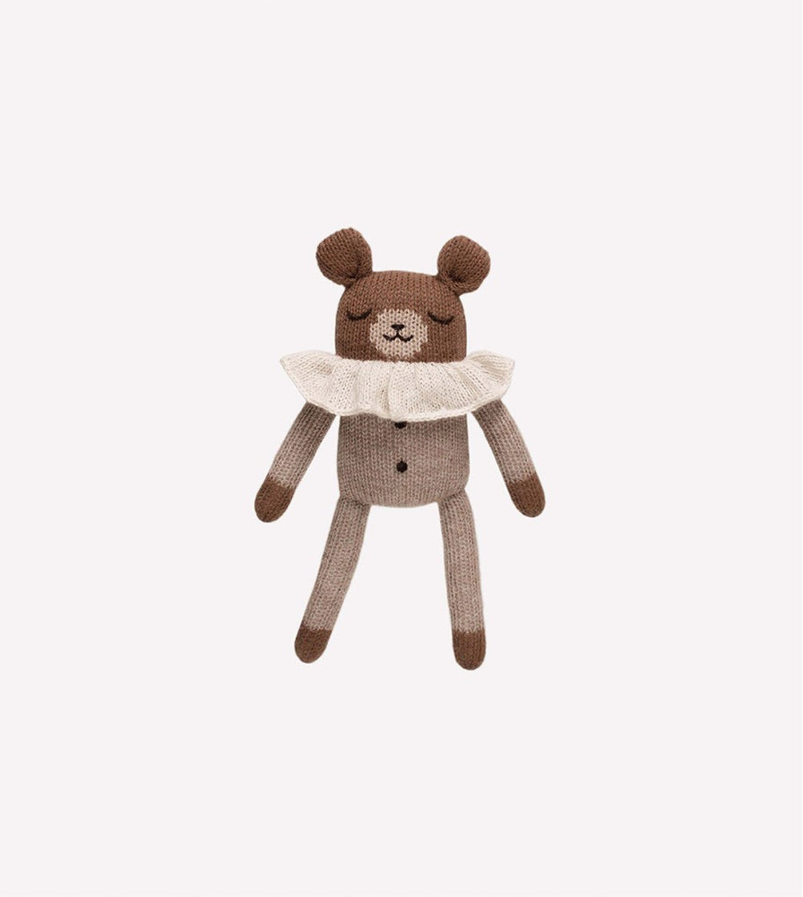Doudou ourson - pyjama avoine
