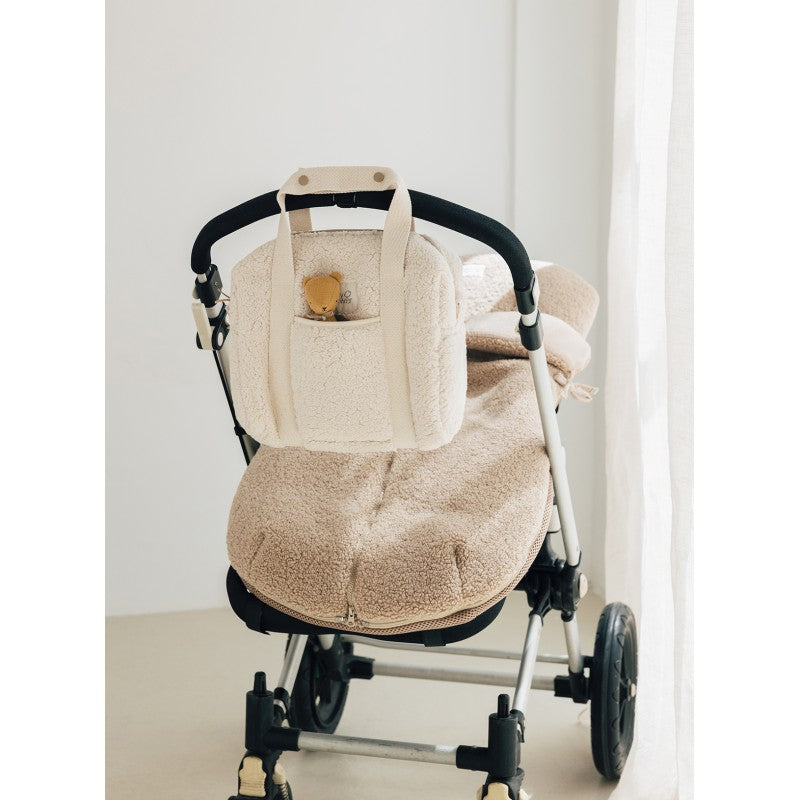 Chanceliere poussette polaire - latte doodle