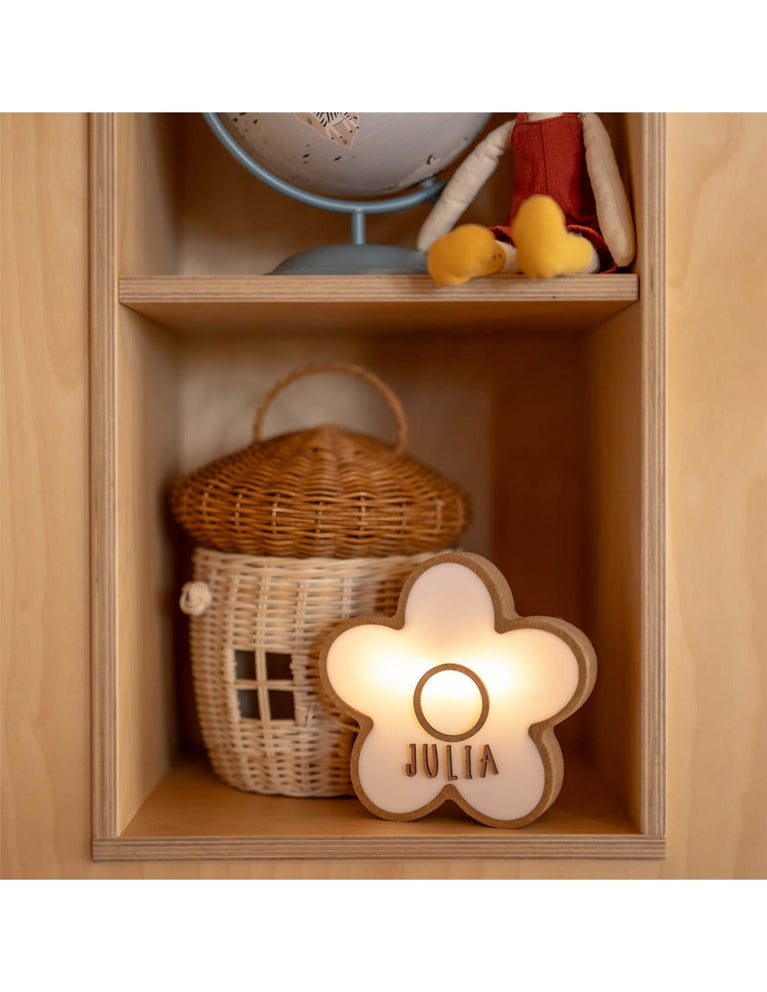 Veilleuse personnalisable - fleur
