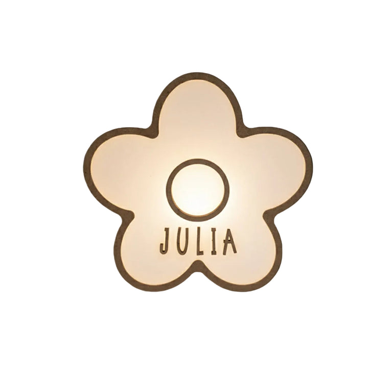 Veilleuse personnalisable - fleur