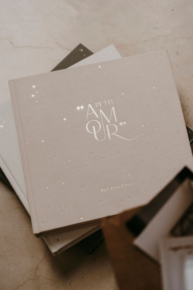 Livre de naissance - Petit Amour Beige