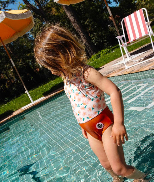 Maillot Springtime - 5/6 ou 7/8 ans