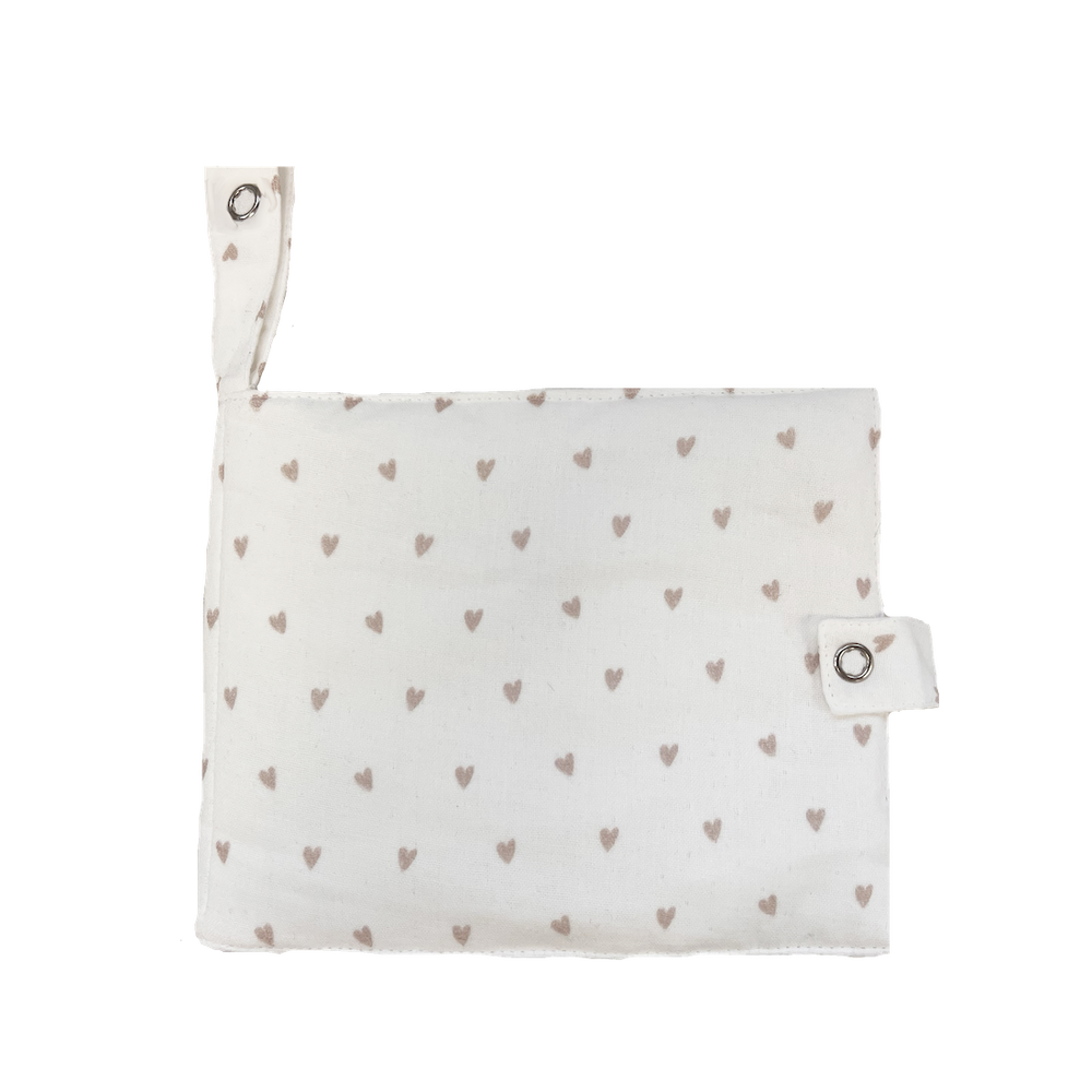 Mini album photo- gaze coeur beige