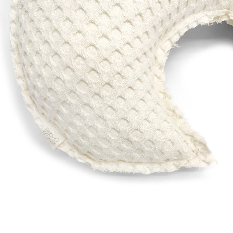 Coussin lune - gaufré vanille