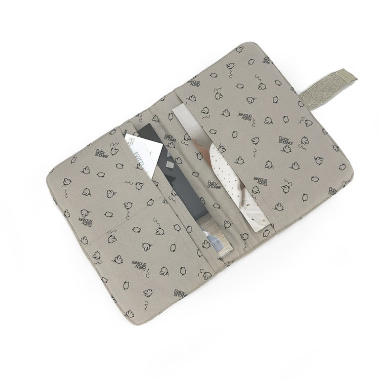 Protège carnet fleur d'olivier