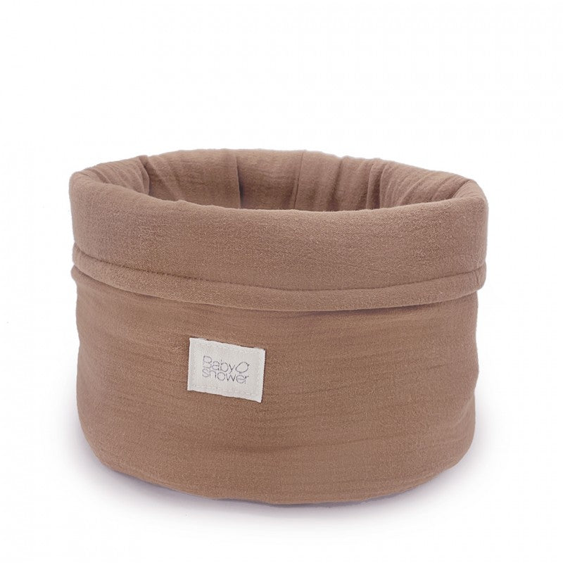 Panier rangement petit caramel glacé