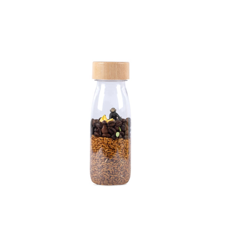 Bouteille sensorielle singe