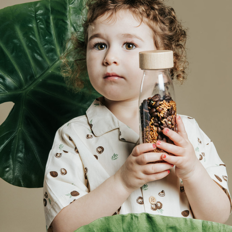 Bouteille sensorielle singe