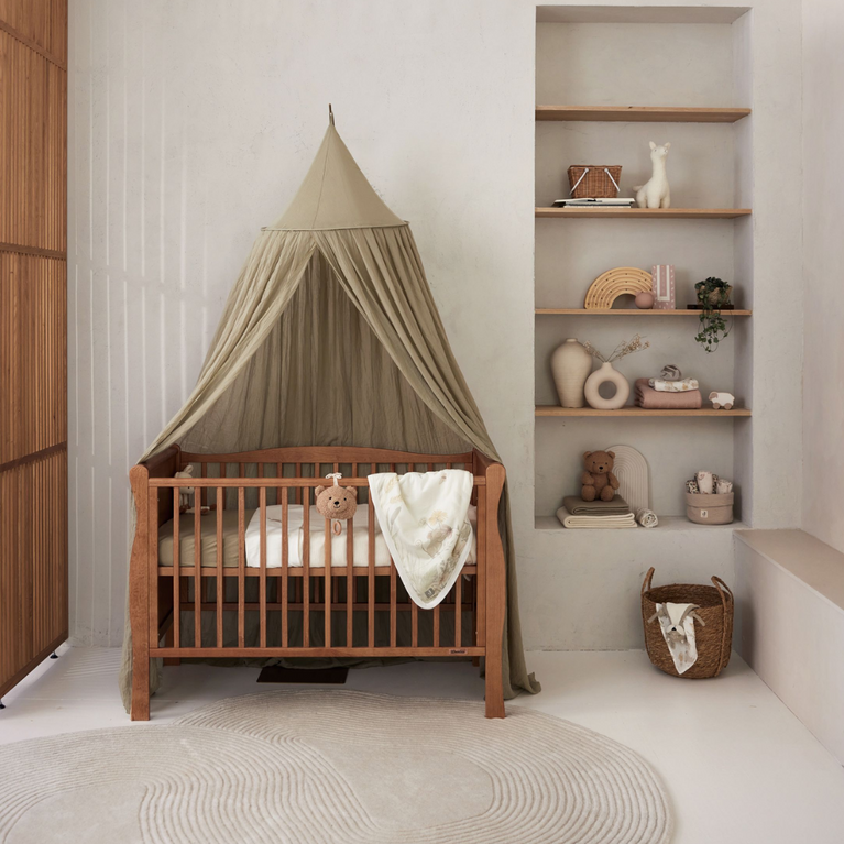 Ciel de lit XL vert olive